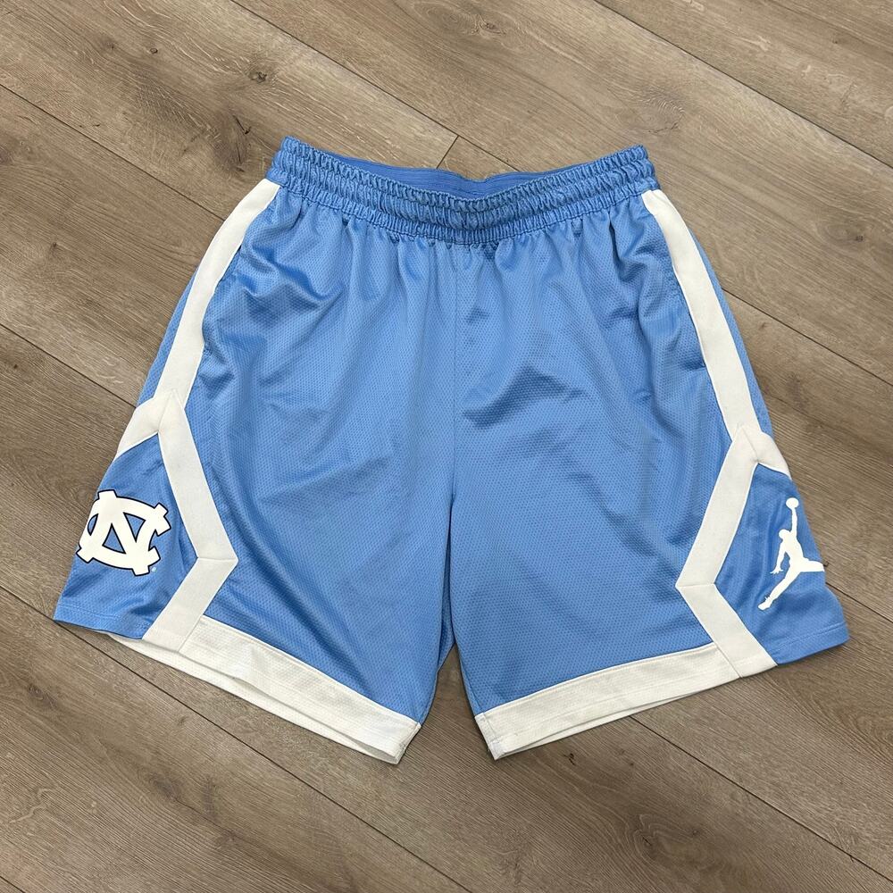 Jordan Brand Carolina Blue North Carolina Tar Heels Knit Shorts sz XL